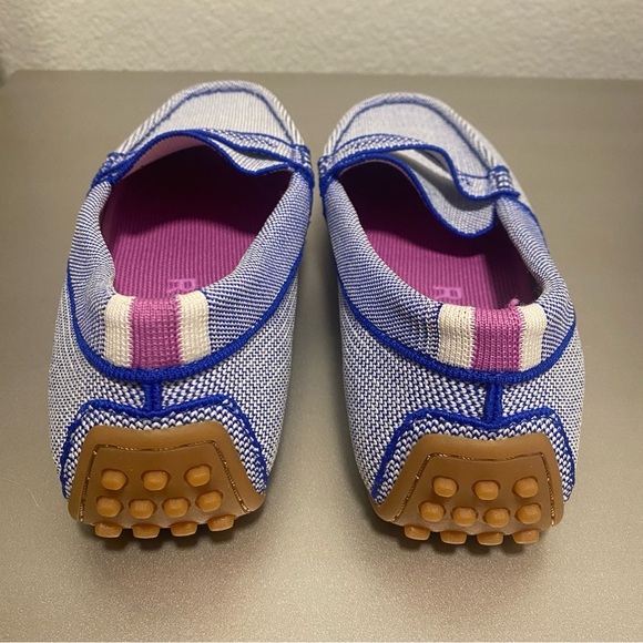 NWOB Rothy’s The Driver Knit Loafers in Original Blue- Size W8 - Picture 5 of 14